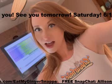 webcam girl eatmygingersnapps live cam image #6208151