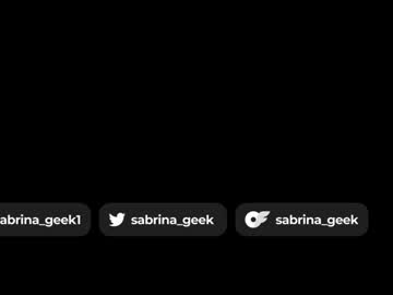 webcam girl sabrina_geek live cam image #10217153