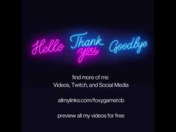 webcam girl foxy_gamer live cam image #2553489