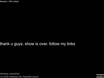 webcam girl honey_sunshine live cam image #8670109