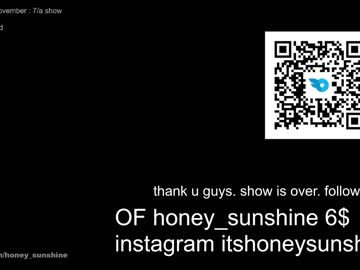 webcam girl honey_sunshine live cam image #7802606