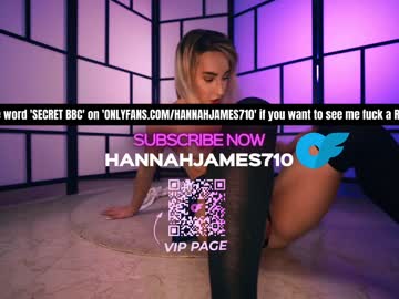 webcam girl hannahjames710 live cam image #7030674