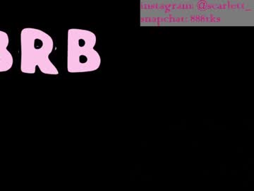 webcam girl scarlett__baker live cam image #2702833