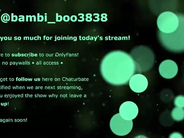 webcam couple bambi_boo3838 live cam image #9718481