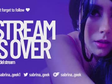 webcam girl sabrina_geek live cam image #11289446