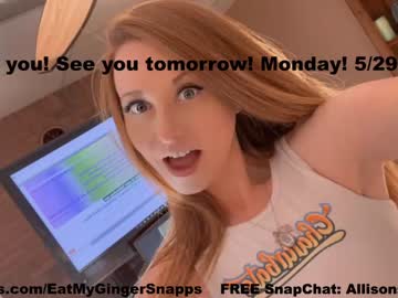 webcam girl eatmygingersnapps live cam image #6026505