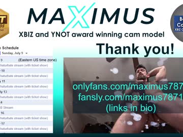 webcam man maximus_787 live cam image #6426822