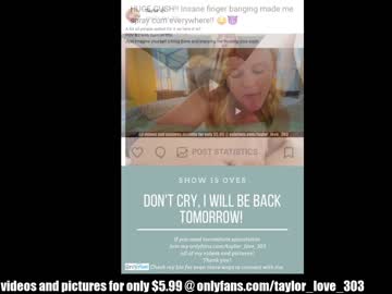 webcam girl taylor_love_303 live cam image #118392
