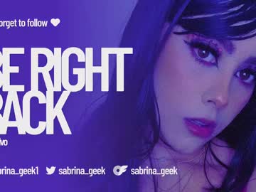 webcam girl sabrina_geek live cam image #11584536