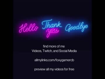 webcam girl foxy_gamer live cam image #2017514