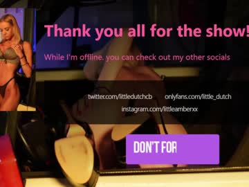 webcam girl little_dutch live cam image #1788302