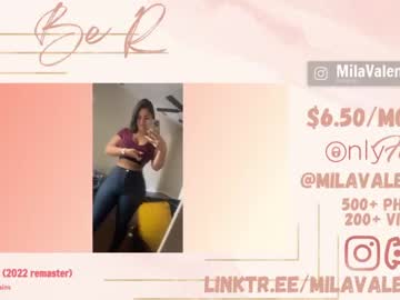 webcam girl milavalentinax live cam image #5751550