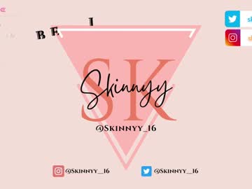 webcam girl skinnyy_16 live cam image #10701386