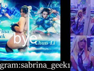 webcam girl sabrina_geek live cam image #9669345