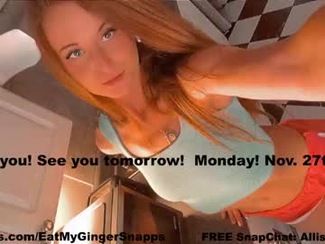 webcam girl eatmygingersnapps live cam image #7766255