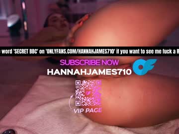 webcam girl hannahjames710 live cam image #6453896