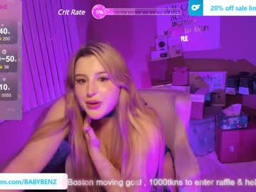 webcam girl babybenzz live cam image #9471515
